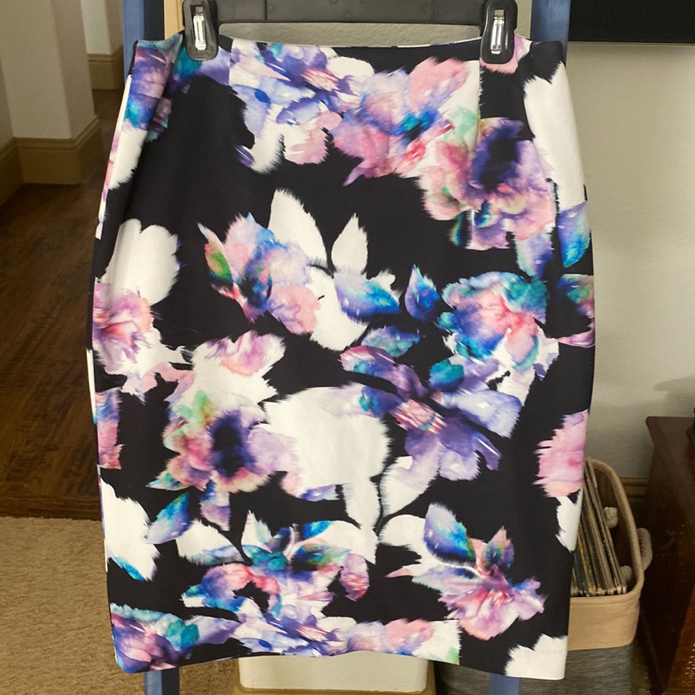 Lush floral skirt